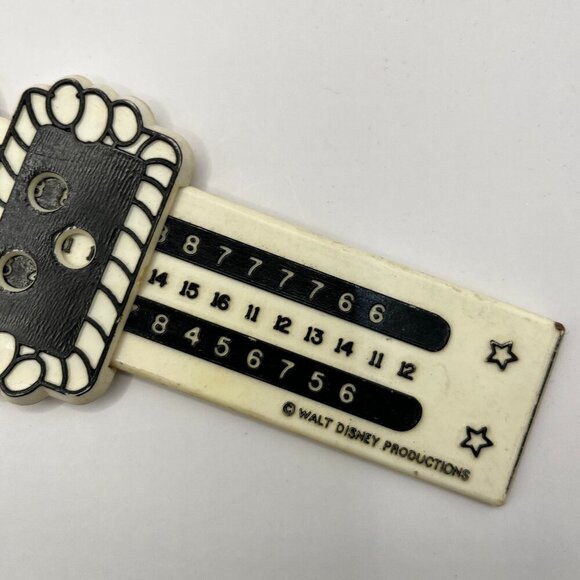 Vintage Walt Disney World Mickey Mouse Ruler Math Tool - Retro School Supply - Picture 2 of 6